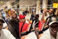 Dwayne Bravo has arrived in India, together with Sunil Narine, Andre Russell, and Romario Shepherd (Image via Instagram-@djbravo47)